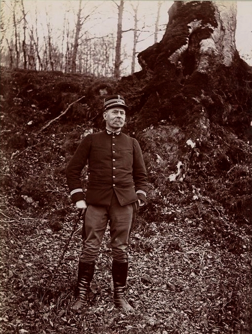 Monsieur Sergent - Tiré de l'ouvrage L'Equipage du marquis de Chambray - Photos de Maurice de Gasté (1894) - Bnf (Gallica)